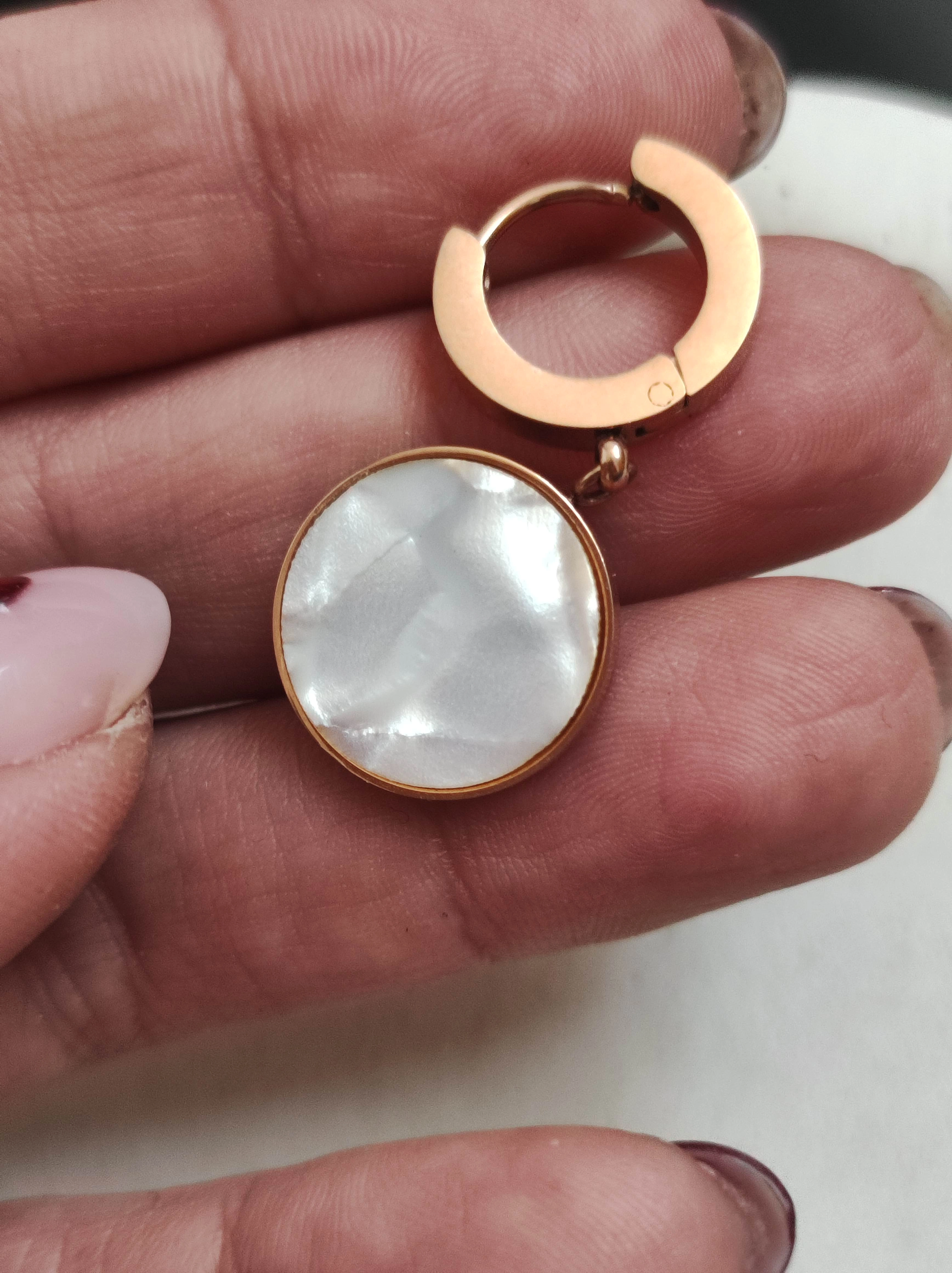 گوشواره حلقه ای صدف