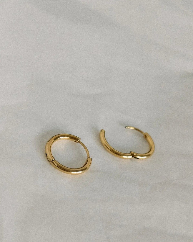 گوشواره حلقه ای ساده استیل